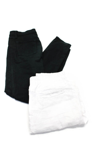 Standard James Perse J Brand Womens Shorts Jeans White Black Size 3 31 Lot 2