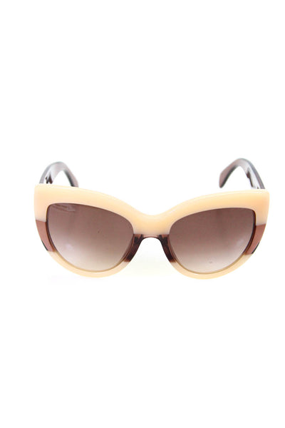 Marc By Marc Jacobs Womens MMJ 455/S Cats Eye Sunglasses Brown Plastic