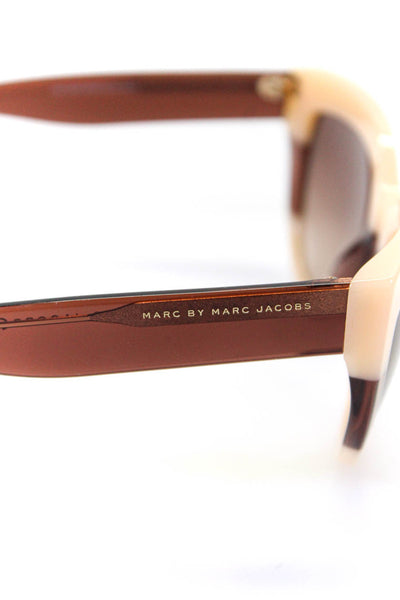 Marc By Marc Jacobs Womens MMJ 455/S Cats Eye Sunglasses Brown Plastic