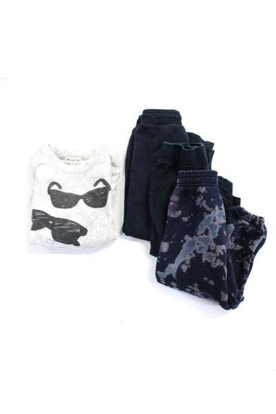 Rock Candy Appaman Miles Mish Boys Sweatpants Sweatshirt Black Size 4 Lot 4