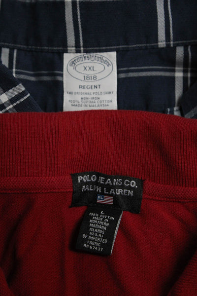 Ralph Lauren Polo Jeans Mens Shirts Size Large Extra Extra Large Lot 2