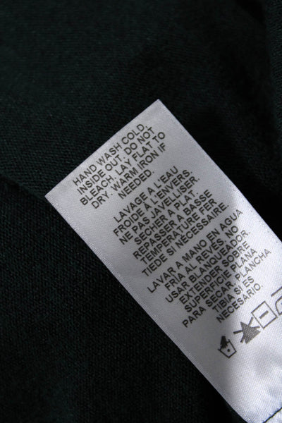 Velvet by Graham & Spencer Mens Crew Neck Pullover Sweater Dark Green Size Small