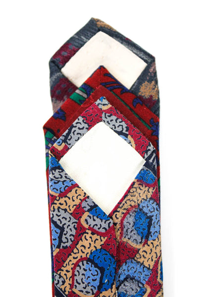 Valentino Cravatte Men's Multicolor Classic Silk Neck Tie One Size Lot 3