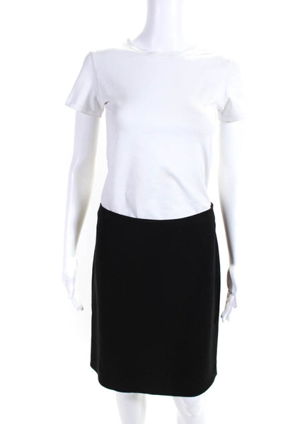 Tahari Women's Pull-On A-Line Unlined Dress Mini Skirt Black Size 4