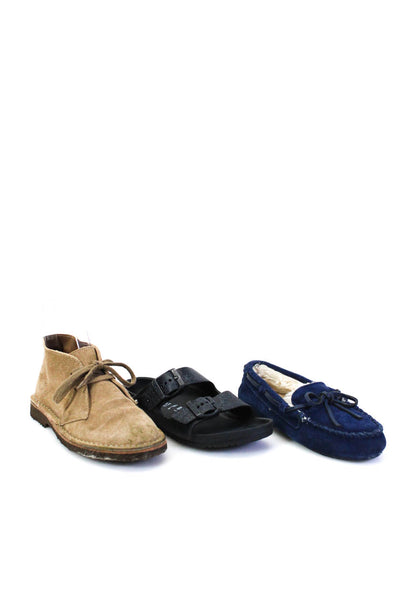 Birkenstock Crewcuts Boys Moccasins Sandals Booties Brown Size 2 33 Lot 3