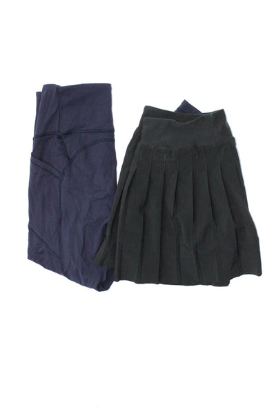 Lululemon Nike Womens Skirt Navy Blue Pull On Pants Leggings Size 6 S lot 2