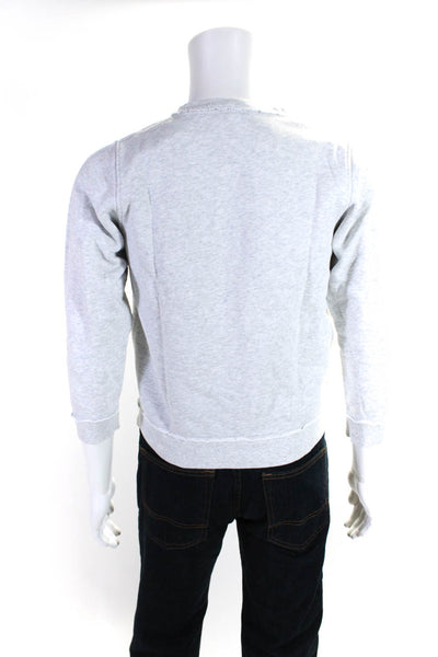 Kith Mens Light Gray Cotton Crew Neck Long Sleeve Pullover Sweatshirt Size 12