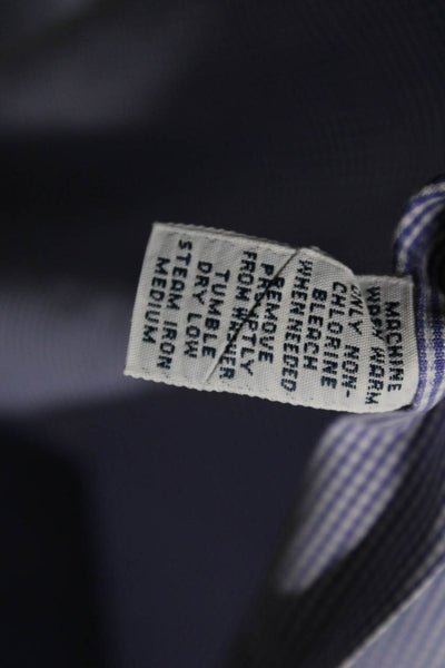 Polo Ralph Lauren Mens Cotton T-Shirt Button Down Tops Blue White Size L Lot 3