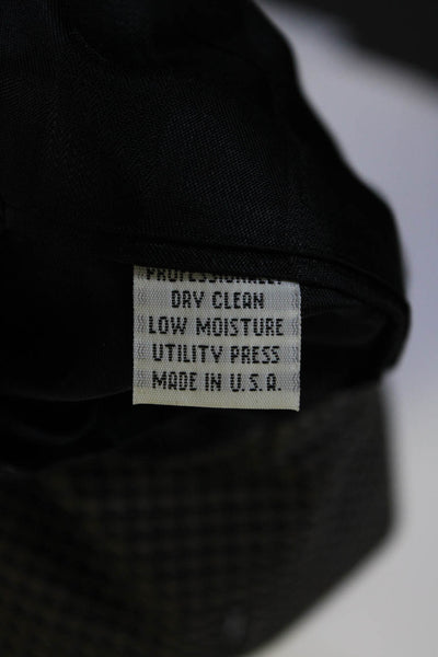 Pierre Cardin Paris Mens Striped Notch Collar 3 Button Suit Jacket Beige Size 42