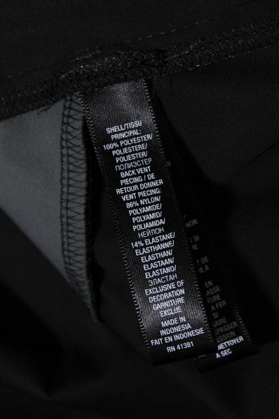RLX Ralph Lauren Mens Mock Neck Half Zip Pullover Jacket Black Size XL