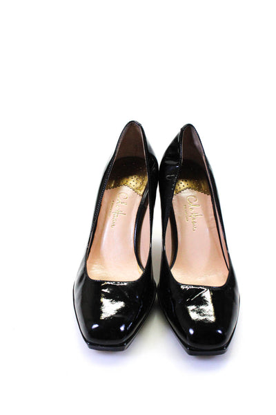 Cole Haan Womens Solid Black Leather High Heels Pumps Shoes Size 8D