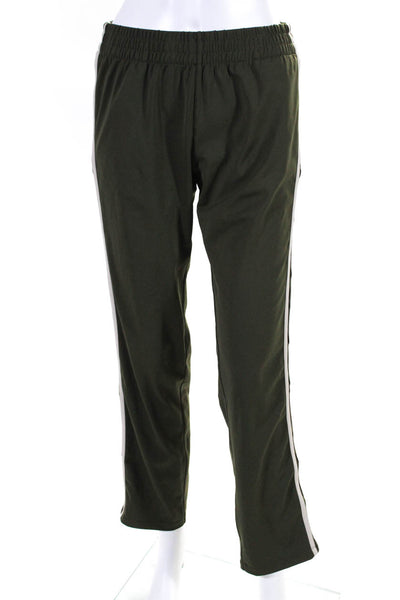 Splits 59 Womens Side Stripe Mid Rise Track Pants Sweatpants Olive Green Size XS