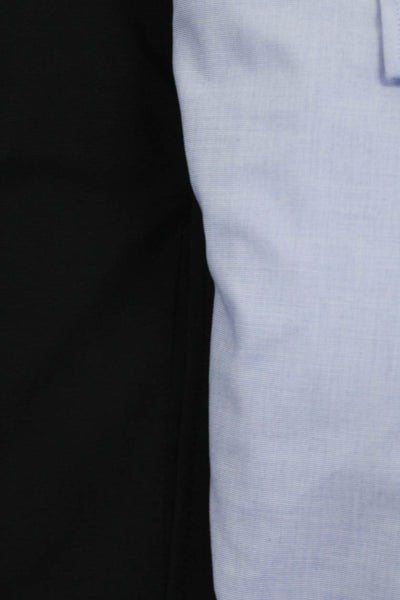 Swet Tailor J Crew Mens Cotton Collared Button Up Shirt Black Size M 15/33