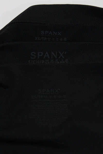 Spanx Womens Pull On Tights Black Size Extra Small Small Lot 3