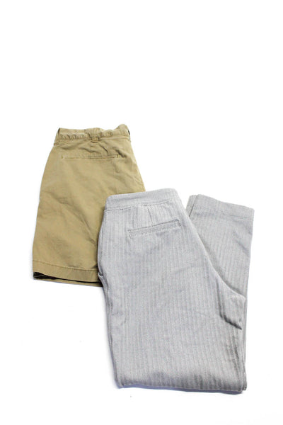 J Crew Lululemon Mens Khaki Shorts Sweatpants Beige Grey Size 32 8 Lot 2