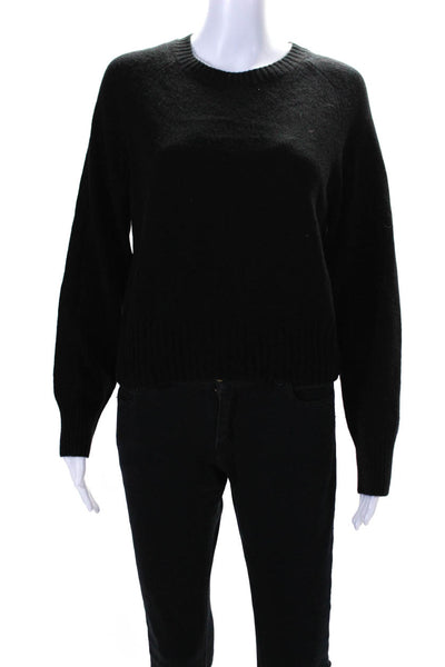 Everlane Womens Cashmere Crew Neck Pullover Sweater Black Size Extra Small