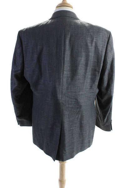 Lauren Ralph Lauren Men's Collared Long Sleeves Lined Jacket Gray Size 46