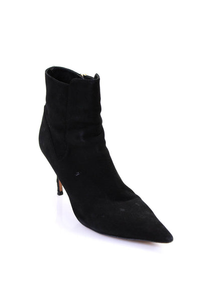 Valentino Garavani Womens Stud Zip Stiletto Heels Ankle Boots Black Size EUR38