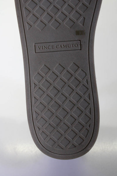 Vince Camuto Womens Snakeskin Print Calitrie Sneakers Beige Size 8 Medium