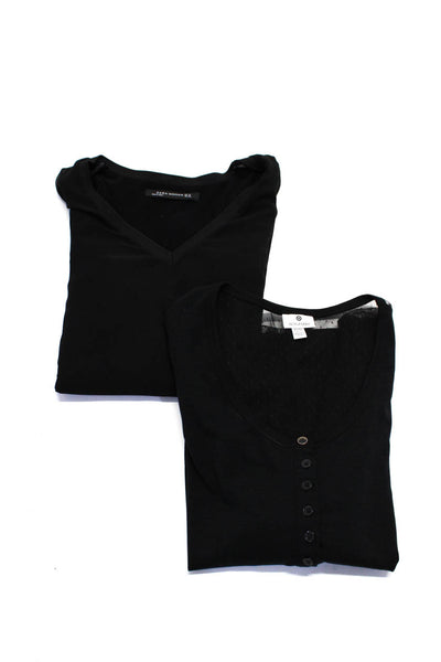 Zara Woman Altuzarra Target Womens Blouses Black Size Extra Small Lot 2