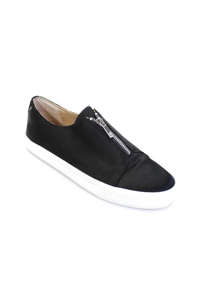 Lafayette 148 New York Women's Zip Up Rubber Sole Sneakers Black Size 9.5