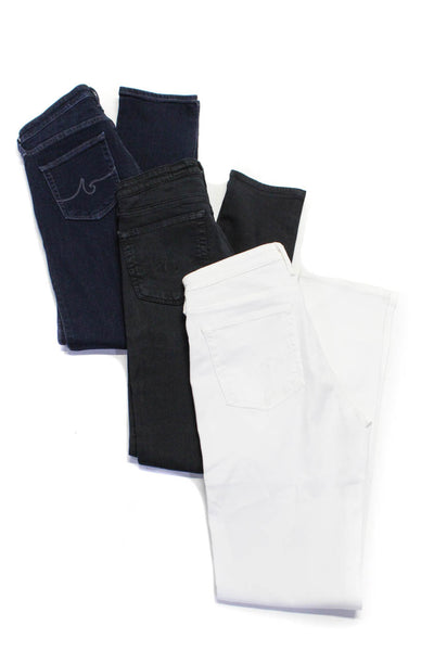 AG Women's Midrise Dark Wash Five Pockets Skinny Denim Pant Size 26 Lot 3