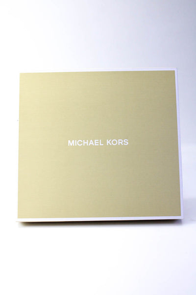 Michael Michael Kors Womens Black Leather KYLE LACE UP BOOTIE Shoes Size 8M