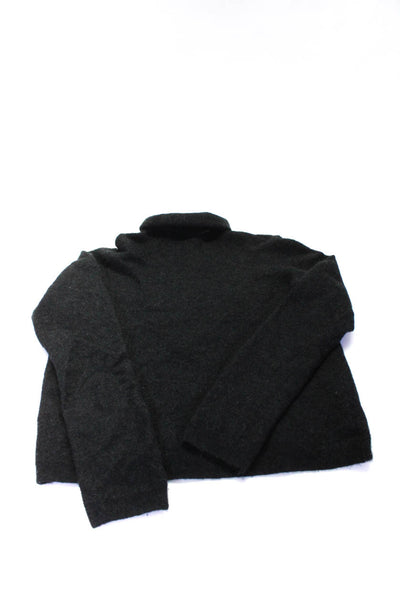 Vince Nation LTD Womens Textured Turtleneck Sweater Cardigan Black Size S Lot 2
