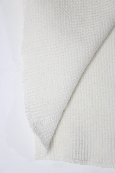 Supreme x Hanes Mens Comfort Soft Long Sleeve Thermal Tee Shirt Ivory Size XL