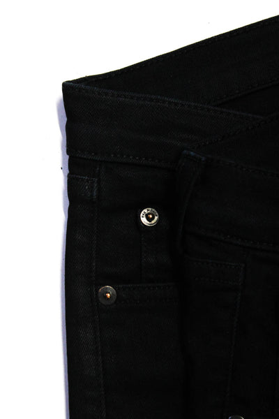 Rag & Bone Jean Womens Skinny Leg Jeans Black Cotton Size 29 Lot 2
