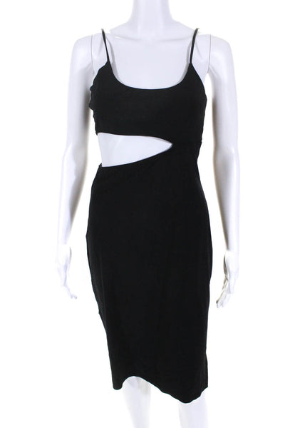 Flagpole Womens Black Cut Out Sleeveless Fit & Flare Dress Size S