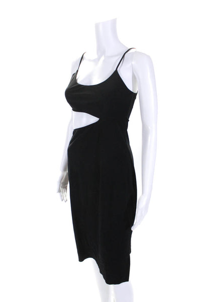 Flagpole Womens Black Cut Out Sleeveless Fit & Flare Dress Size S