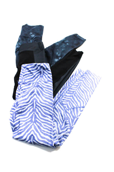 Spanx Koral Varley Womens Tie Dye Mid-Rise Leggings Navy Size M S XS Lot 3