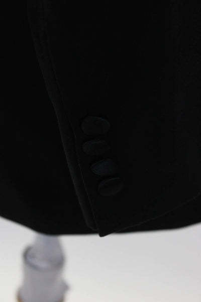 Ralph Ralph Lauren Men's Long Sleeves Lined Three Button Jacket Black Size 42