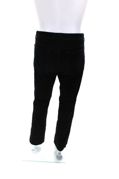 Ralph Lauren Men's Button Closure Straight Leg Corduroy Pant Black Size 36