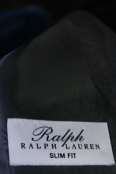 Ralph Ralph Lauren Men's Long Sleeves Lined Two Button Jacket Gray Size 40