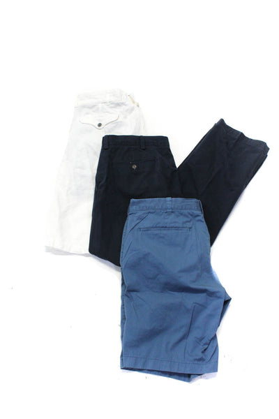 J Crew Polo Ralph Lauren Mens Shorts Chino Pants Blue White Size 36 38 Lot 3