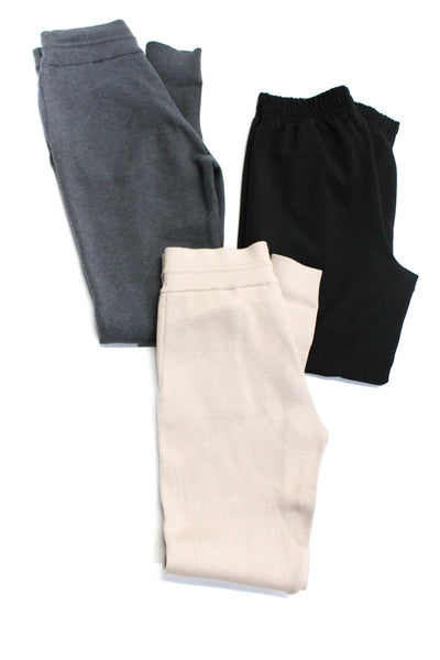 Zara Womens High Rise Drawstring Cuffed Sweatpants Gray Size S Lot 3