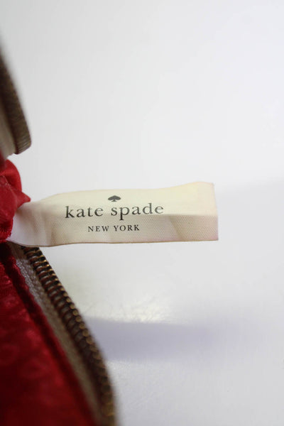 Kate Spade New York Grained Leather Two-Tone Domed Satchel Handbag Ivory Black