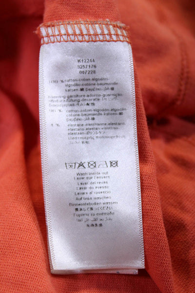 Kenzo Girls Cotton Short Sleeve Graphic Print T shirt Dress Coral Size 12