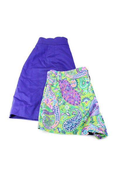 Ralph Lauren Blue Label J Crew Womens Cotton Shorts Multicolor Size 4 0 Lot 2
