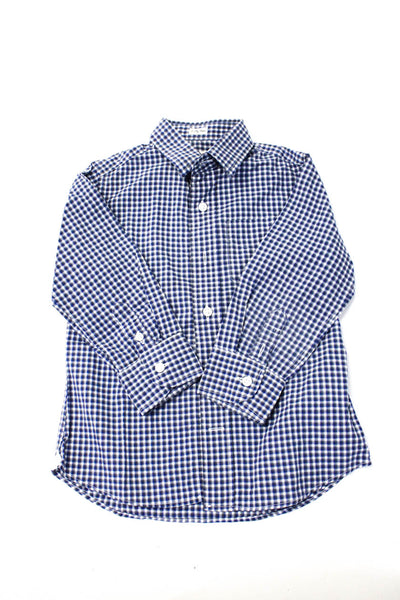 Thomas Mason Tucker + Tate Boys Blazer Blue Striped Collar Shirt Size 3 LOT 3