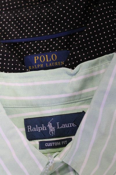 Raffi Men's Collared Long Sleeves Button Down Plaid Shirt Pink Size XL Lot 3