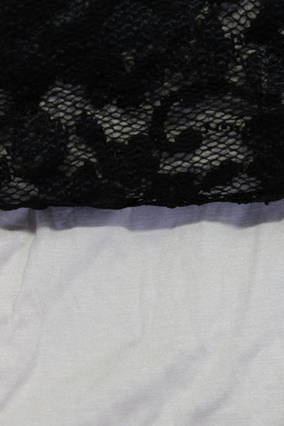 Ann Ferriday Womens Sleeveless Lace Halter Neck Blouse Black Size O/S Lto 2