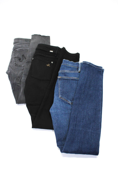 DL1961 Women's Midrise Five Pockets Skinny Denim Pant Black Size 28 Lot 3