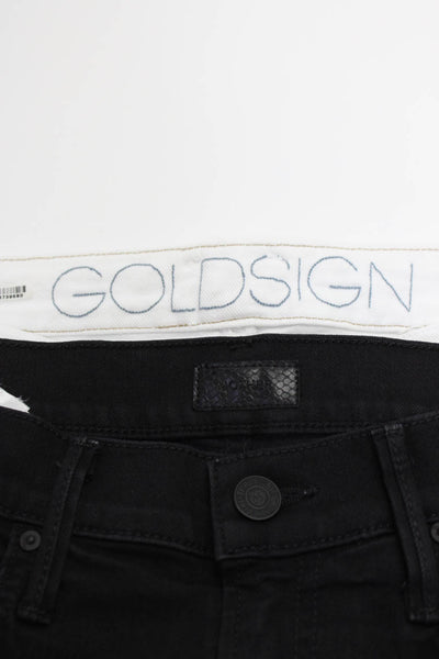 Goldsign Women's Midrise Five Pockets Skinny Denim Pant White Size 28 Lot 2