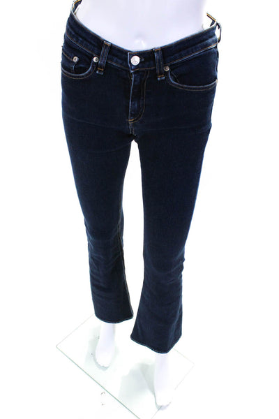Rag & Bone Jean Womens High Rise Flare Bell Bottom Jeans Pants Blue Size 27