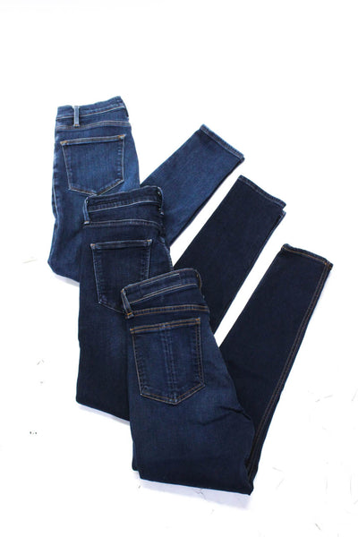 Frame Rag & Bone Womens High Waist Skinny Jeans Blue Size 25 26 28 Lot 3
