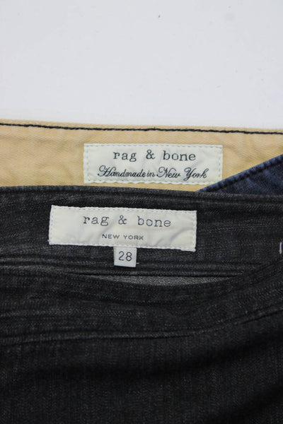 Rag & Bone Womens Cotton Five Pocket Low-Rise Jeans Blue Size 29 28 Lot 2
