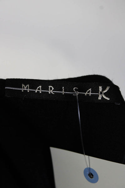 Marisa K Womens Embellished Jersey Mini Bubble Hem Dress Black Size 6